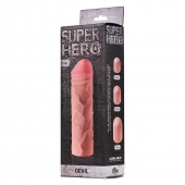 Фаллоудлинитель SUPER HERO Dewil - 17,5 см. - Lola Games - в Уссурийске купить с доставкой
