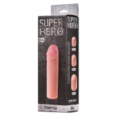 Фаллоудлинитель SUPER HERO Tempter - 16 см. - Lola Games - в Уссурийске купить с доставкой