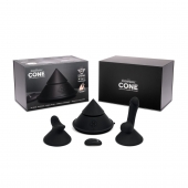 Конусный вибромассажер Cowgirl Cone с 2 насадками - CowGirl - купить с доставкой в Уссурийске