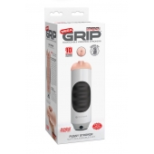 Мастурбатор-вагина Extreme Toyz Mega Grip Vibrating Stroker Mouth - Pipedream - в Уссурийске купить с доставкой