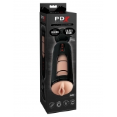 Мастурбатор-вагина с вибрацией Vibrating Mega Milker - Pipedream - в Уссурийске купить с доставкой
