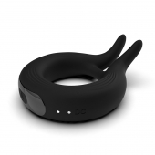 Черное эрекционное кольцо Marry Me Rechargeable Vibrating Cockring - Adrien Lastic - в Уссурийске купить с доставкой