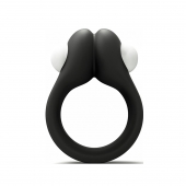 Черное эрекционное кольцо Zippy Vibrating Ring With Bullet - Adrien Lastic - в Уссурийске купить с доставкой