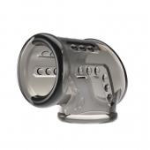 Дымчатая насадка на пенис и мошонку - Baile - в Уссурийске купить с доставкой