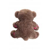 Бондажный набор: бурый мишка с розовыми оковами и наручниками - Pecado - купить с доставкой в Уссурийске