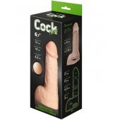Телесный фаллоудлинитель с мошонкой Cock Next - 17 см. - LOVETOY (А-Полимер) - в Уссурийске купить с доставкой