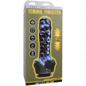 Черно-синяя мини-машина на присоске Tendril Thruster - 21,6 см. - Doc Johnson - купить с доставкой в Уссурийске