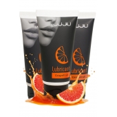 Набор из 3 съедобных лубрикантов JUJU со вкусом грейпфрута - JuJu - купить с доставкой в Уссурийске