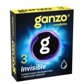 Супертонкие презервативы Ganzo Invisible - 3 шт. - Ganzo - купить с доставкой в Уссурийске