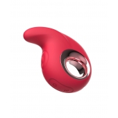 Красный клиторальный массажер с функцией постукивания - Secwell в Уссурийске Красный клиторальный массажер с функцией постукивания - Secwell