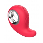 Красный клиторальный массажер с функцией постукивания - Secwell в Уссурийске Красный клиторальный массажер с функцией постукивания - Secwell