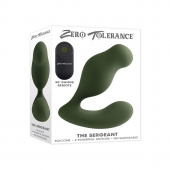 Вибромассажер простаты The Sergeant цвета хаки - Zero Tolerance - в Уссурийске купить с доставкой