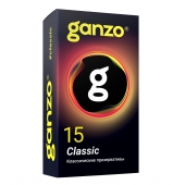 Классические презервативы с обильной смазкой Ganzo Classic - 15 шт. - Ganzo - купить с доставкой в Уссурийске
