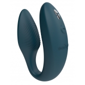 Зеленый вибратор для пар We-Vibe Sync 2 с пультом ДУ - We-vibe купить в Уссурийске с доставкой в Orgasmix.ru Зеленый вибратор для пар We-Vibe Sync 2 с пультом ДУ - We-vibe