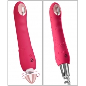 Малиновая насадка на душ с вибрацией Showers to orgasm - 20,1 см. - Orion - купить с доставкой в Уссурийске