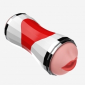 Двусторонний мастурбатор в колбе Power Grip Cup - вагина и ротик - Boys of Toys - в Уссурийске купить с доставкой