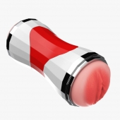 Двусторонний мастурбатор в колбе Power Grip Cup - вагина и ротик - Boys of Toys - в Уссурийске купить с доставкой