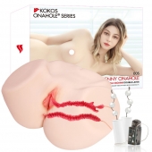 Мастурбатор-полуторс с двойным слоем материала и вибрацией Jenny Onahole Real Vagina - KOKOS - в Уссурийске купить с доставкой Мастурбатор-полуторс с двойным слоем материала и вибрацией Jenny Onahole Real Vagina - KOKOS - в Уссурийске купить с доставкой