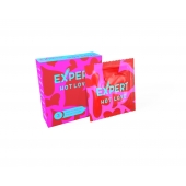 Презервативы с разогревающим эффектом Expert Hot Love - 3 шт. - Expert - купить с доставкой в Уссурийске