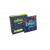 Светящиеся в темноте презервативы Expert Neon - 3 шт. - Expert - купить с доставкой в Уссурийске