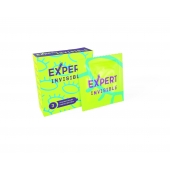 Ультратонкие презервативы Expert Invisible - 3 шт. - Expert - купить с доставкой в Уссурийске
