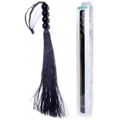 Черная силиконовая плеть - 37 см. - Boys of Toys - купить с доставкой в Уссурийске