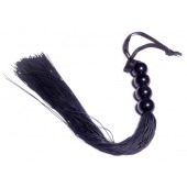 Черная силиконовая плеть - 37 см. - Boys of Toys - купить с доставкой в Уссурийске