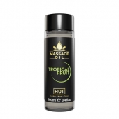 Массажное масло c ароматом тропических фруктов Massage Oil - 100 мл. - HOT - купить с доставкой в Уссурийске