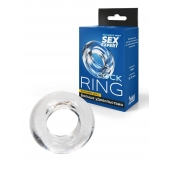 Прозрачное эрекционное кольцо-бублик - Sex Expert - в Уссурийске купить с доставкой