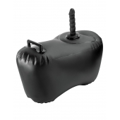 Черное надувное кресло с платформой для фиксации дилдо Body Dock Inflatable Love Seat - Pipedream - купить с доставкой в Уссурийске
