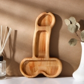 Деревянное блюдо для подачи в форме члена (25 х 16,5 х 1,7 см) - Сима-Ленд - купить с доставкой в Уссурийске