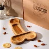 Деревянное блюдо для подачи в форме члена (25 х 16,5 х 1,7 см) - Сима-Ленд - купить с доставкой в Уссурийске