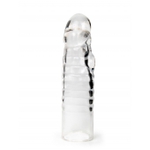 Прозрачная закрытая насадка на член - 15 см. - Sex Expert - в Уссурийске купить с доставкой