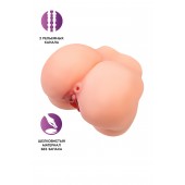 Реалистичный мастурбатор в форме попки с 2 любовными входами - No Name - в Уссурийске купить с доставкой