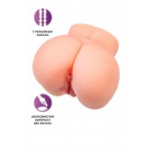 Реалистичный мастурбатор в форме попки с двумя любовными входами - No Name - в Уссурийске купить с доставкой
