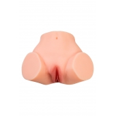 Телесный реалистичный мастурбатор-полуторс с 2 любовными входами - No Name - в Уссурийске купить с доставкой