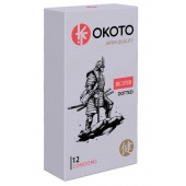 Точечные презервативы OKOTO Dotted - 12 шт. - Sitabella - купить с доставкой в Уссурийске