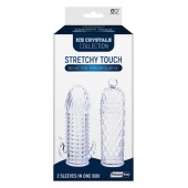 Набор из 2 прозрачных насадок на член Seductive Tickler Sleeves Set - NMC - в Уссурийске купить с доставкой