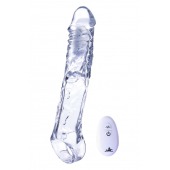 Прозрачная насадка-удлинитель Length Enhancer With Bullet с подхватом - 22,3 см. - NMC - в Уссурийске купить с доставкой