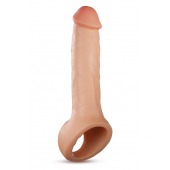 Телесная насадка-удлинитель Thrive 8.75 Inch Realistic Penis Extender Sleeve - 22,2 см. - Blush Novelties - в Уссурийске купить с доставкой