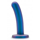 Синяя насадка с гладкой поверхностью Surrender 5.75 Inch Intermediate Pegging Dildo - 14,6 см. - Blush Novelties - купить с доставкой в Уссурийске