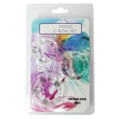 Набор из 3 эрекционных прозрачных колец - Boys of Toys - в Уссурийске купить с доставкой