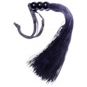 Черная силиконовая плетка - 25,4 см. - Boys of Toys - купить с доставкой в Уссурийске