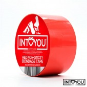 Красный скотч для фиксации Non-Sticky Bondage Tape - 15 м. - Intoyou - купить с доставкой в Уссурийске
