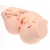 Телесный мастурбатор-полуторс Barbie - Naked Factory - в Уссурийске купить с доставкой