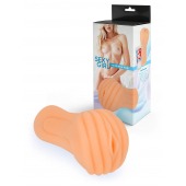 Эластичный мастурбатор в виде вагины телесного цвета - Sexy Girl - в Уссурийске купить с доставкой