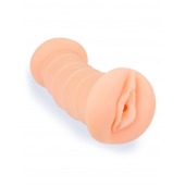 Телесный двусторонний мастурбатор с вибропулей и эрекционными кольцами в комплекте - Sexy Girl - в Уссурийске купить с доставкой