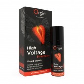 Жидкий вибратор Orgie High Voltage Strawberry - 15 мл. - ORGIE - купить с доставкой в Уссурийске