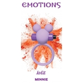 Сиреневое эрекционное виброколечко Emotions Minnie - Lola Games - в Уссурийске купить с доставкой