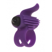 Эрекционное кольцо с подхватом мошонки и стимуляцией клитора Bullet Lastic Ring - Adrien Lastic - в Уссурийске купить с доставкой